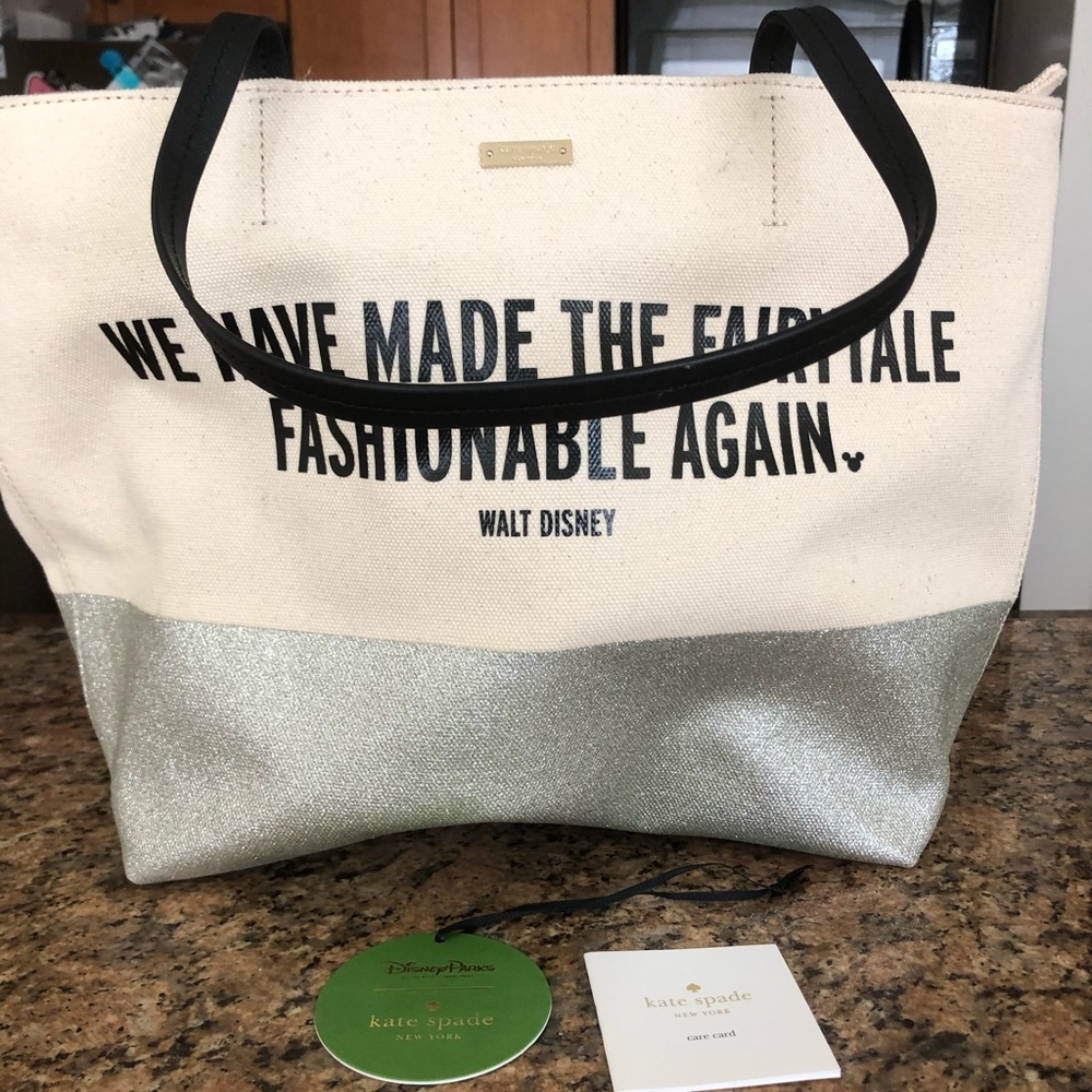 Kate Spade x Disney Canvas Tote